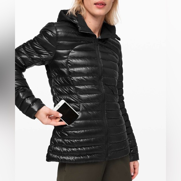 Lululemon Athletica Pack it Down Shine Hooded Jacket Coat - Picture 1 of 9
